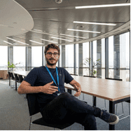 Nakalabs team member at the office