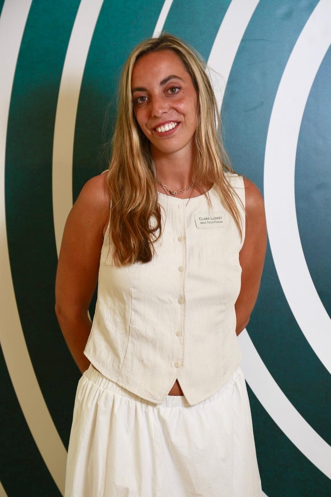 Clara Llovet, from the Nakalabs team, at Ibiza Tech Forum