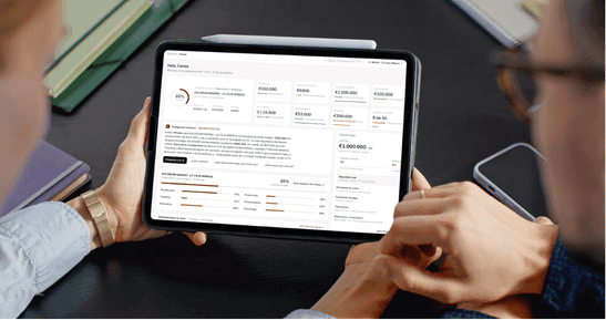 Dashboard of custom software built by Nakalabs
